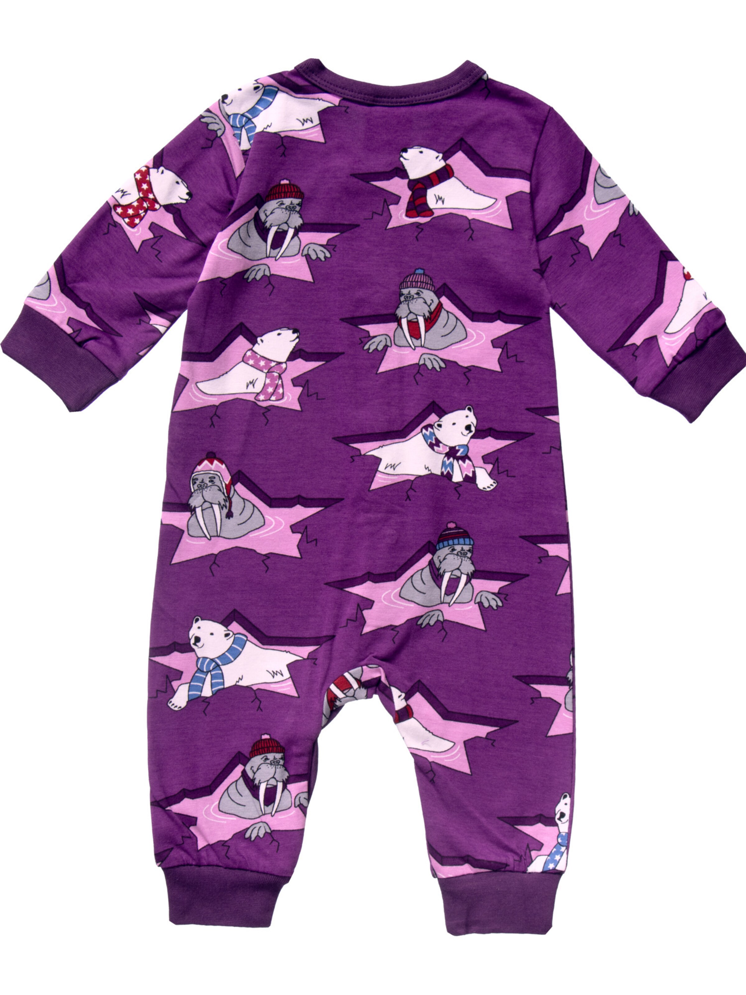 Villervalla Romper/Bodysuit 'Ice Star' in Purple