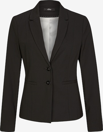 s.Oliver BLACK LABEL - Blazer 'Ohio' en negro: frente