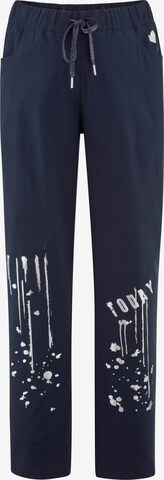 MIAMODA Regular Pants in Blue: front