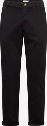 JACK & JONES - regular Pantalón chino 'BOLTON BOWIE' en negro: frente