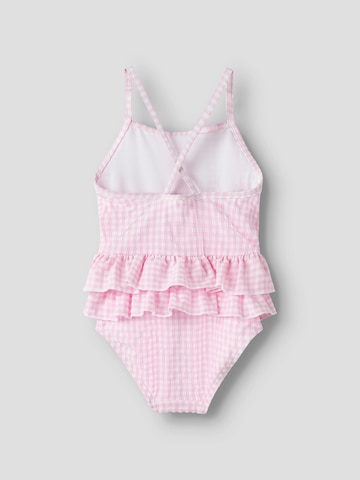 NAME IT Jednodielne plavky 'NMFZAMMER' - Ružová