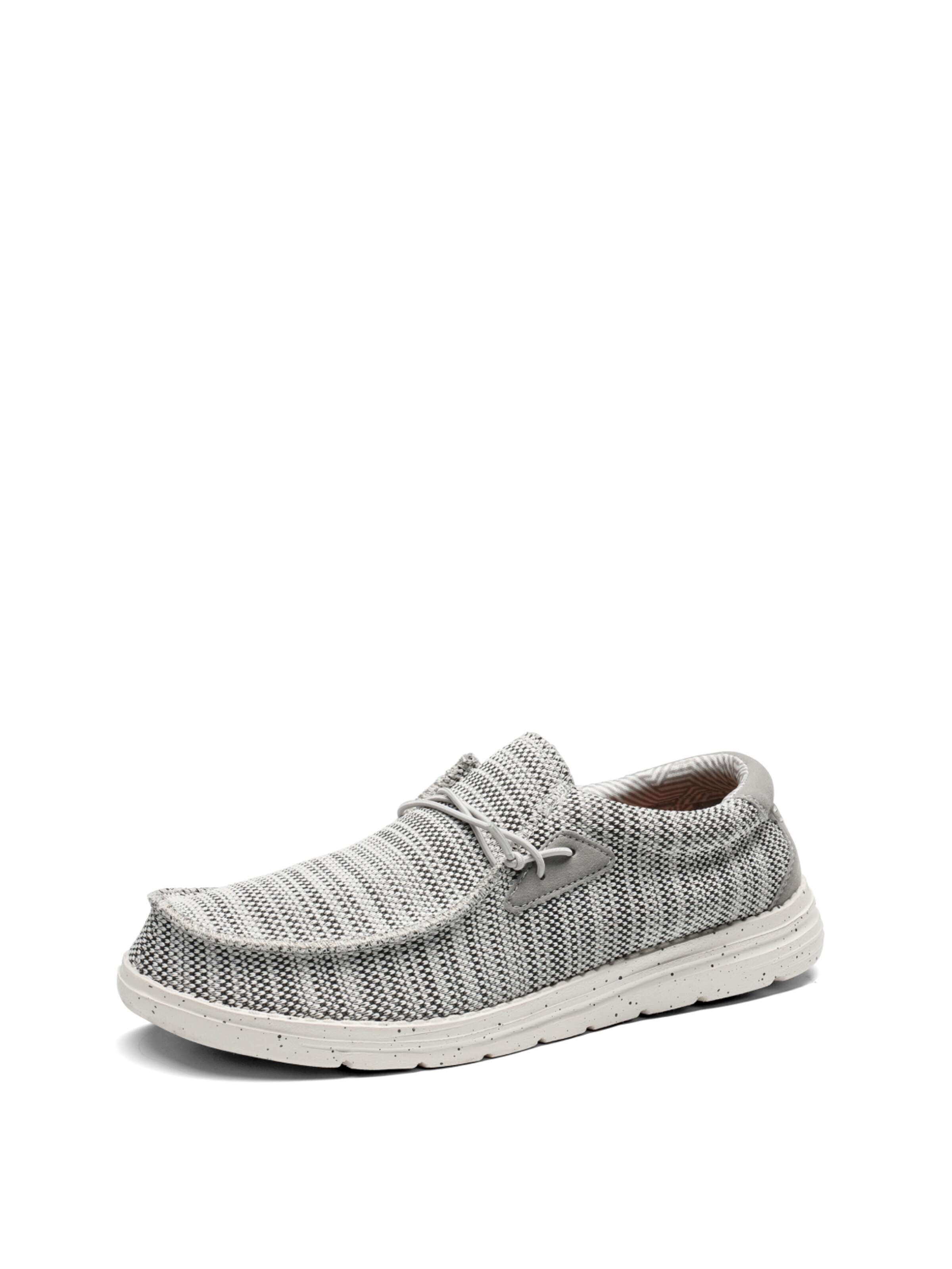 Bruno Marc Classic Flats 'Bruno Marc Herren Loafer Mokassin, Leichte Atmungsaktive Freizeitschuhe Aus Canvas' in Grey: front