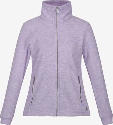 REGATTA Athletic Fleece Jacket 'Azaelia' in Purple: front