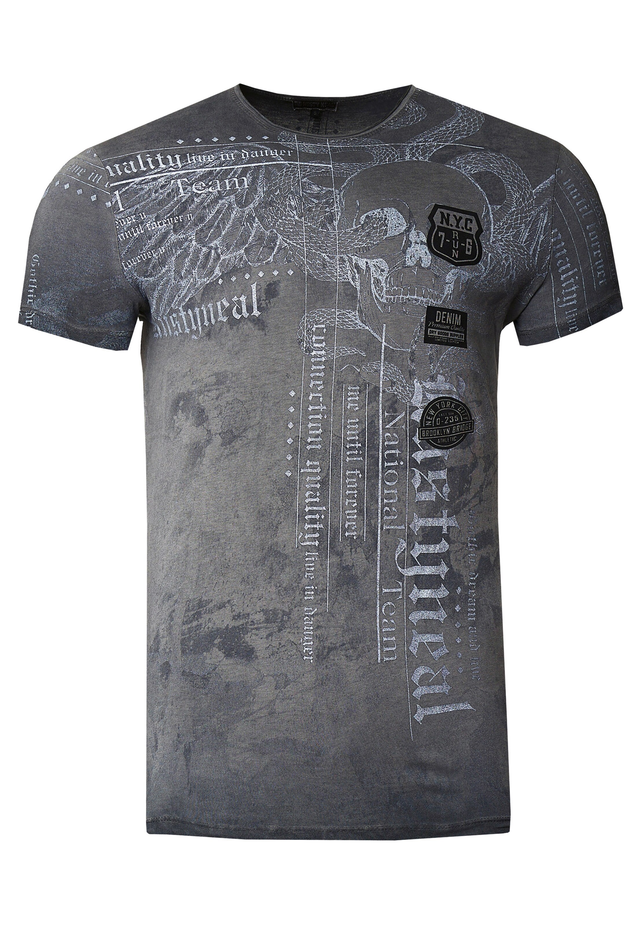 Rusty Neal Shirt in Grey: front