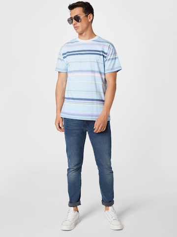T-Shirt Mennace en bleu