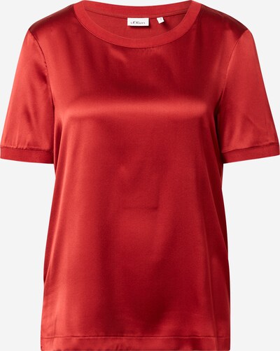 s.Oliver BLACK LABEL Bluse in rot, Produktansicht