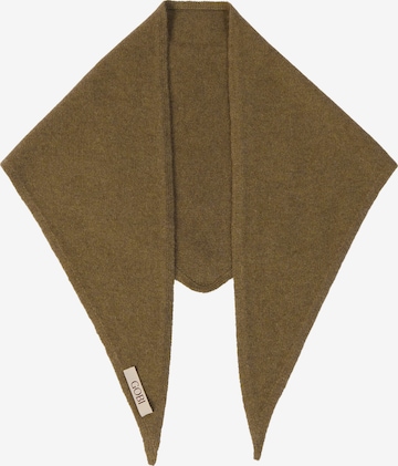 GOBI Cashmere Kaulaliina 'Unisex Triangular Cashmere Scarf' värissä vihreä: etupuoli