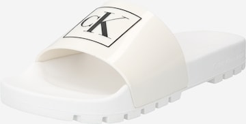 Calvin Klein JeansNatikače s potpeticom - bijela boja: prednji dio