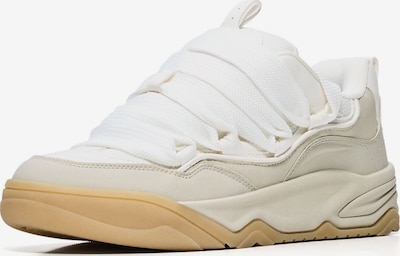 Bershka Matalavartiset tennarit värissä kitti / valkoinen, Tuotenäkymä