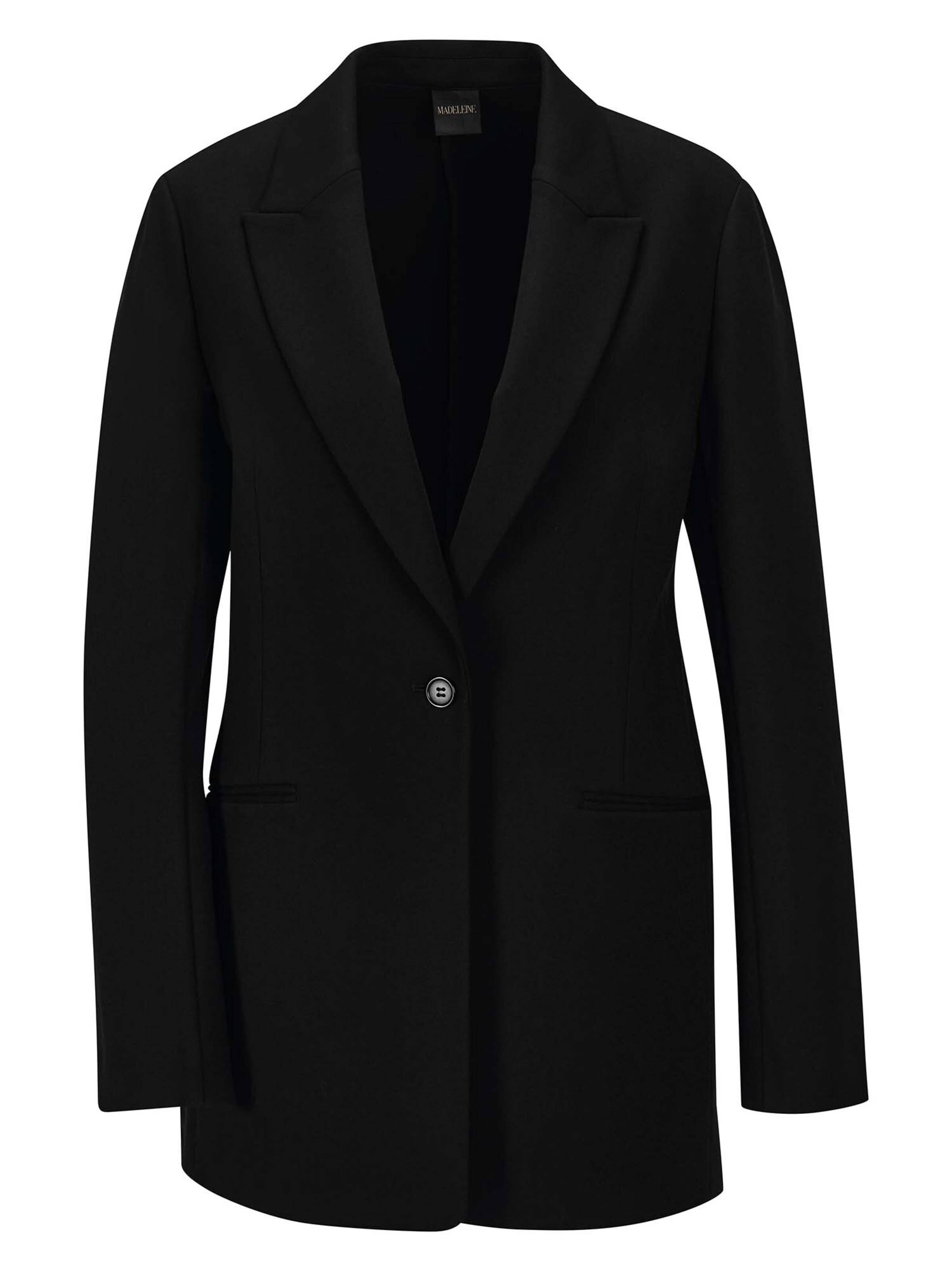 Blazer MADELEINE en noir : devant