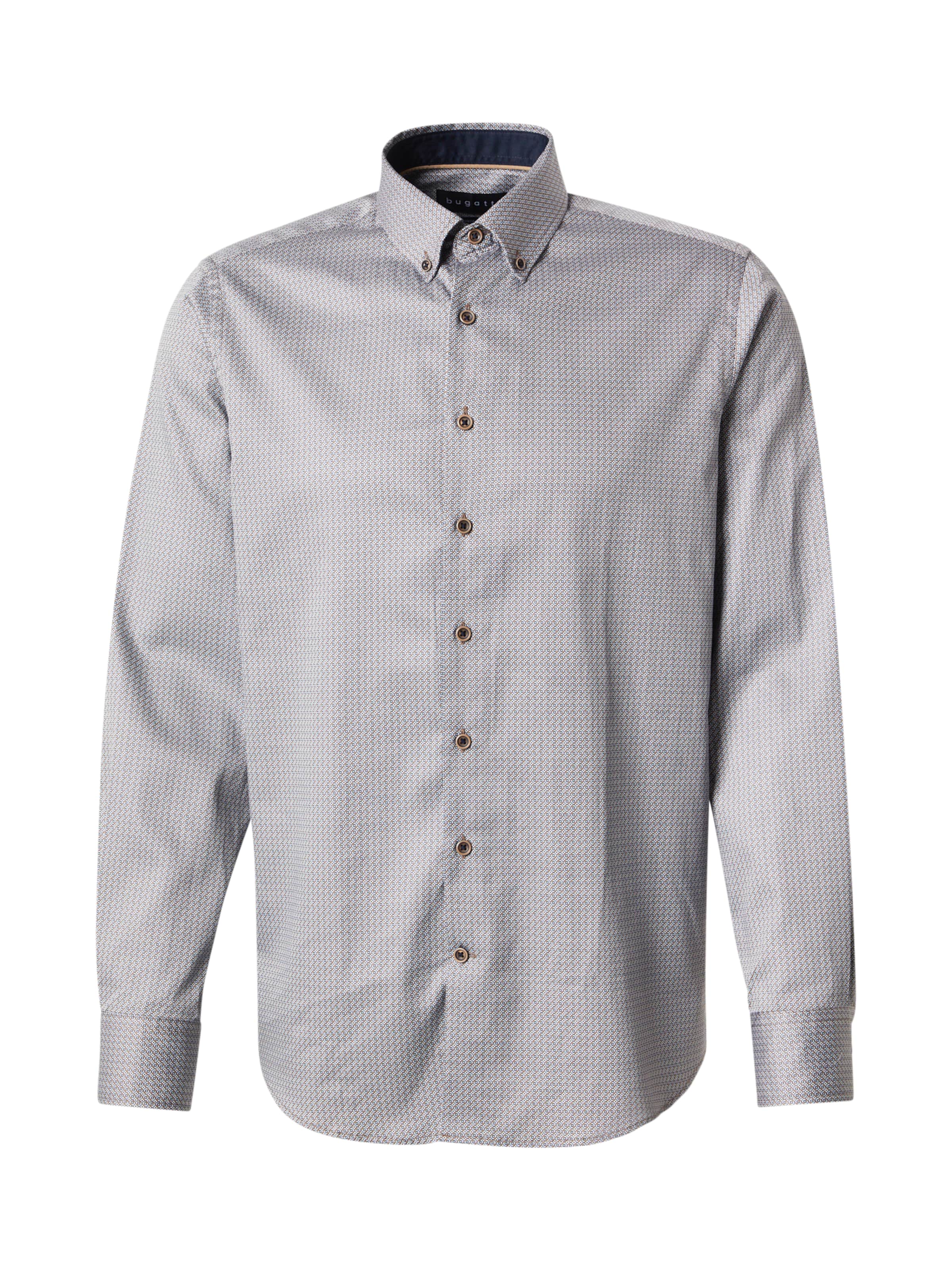 bugatti Koszula w kolorze atramentowy / jasnoniebieski / brązowy / jasnoszarym, Podgląd produktu