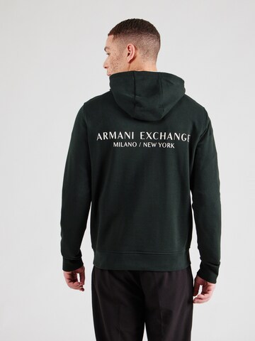 Regular fit Felpa di ARMANI EXCHANGE in verde