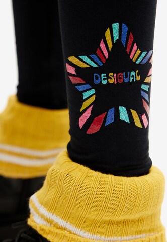 Desigual Skinny Legíny – černá