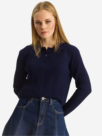 Bianco Lucci Pullover 'Pullover'‌‌‌‌‌‌ in Blau