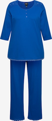 Ulla Popken Pyjamahose in Blau: Vorderseite