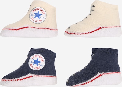 CONVERSE Čarape 'Chuck Taylor' u boja pijeska / plava / mornarsko plava / bijela, Pregled proizvoda
