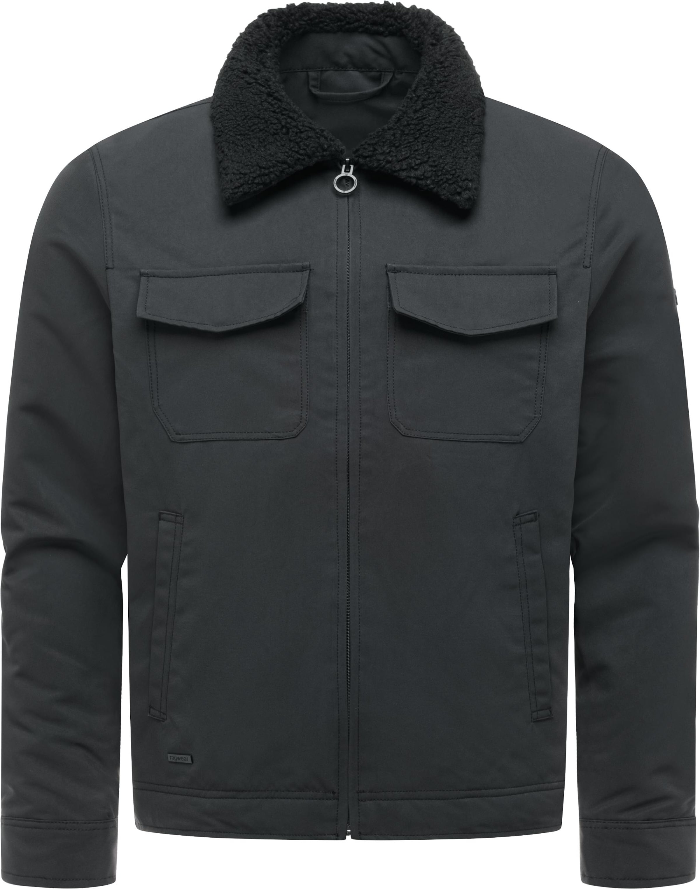 Ragwear Jacke 'Dyphner' in Schwarz: Vorderseite