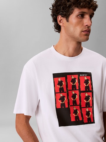 T-Shirt 'Outtakes' Calvin Klein en blanc