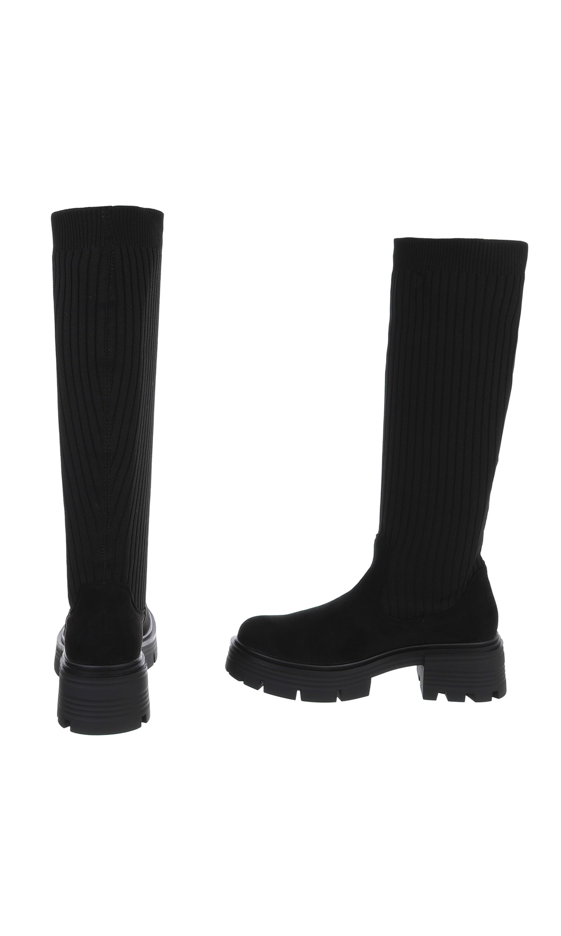 Ital-Design Boots ' Plateaustiefel ' in Black