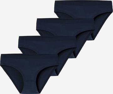 Slip ' Invisible Cotton ' SCHIESSER en bleu : devant