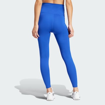 ADIDAS PERFORMANCE Skinny Sporthose 'Essentials' in Blau