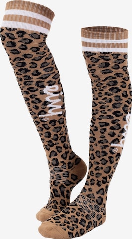 Chaussettes de sport Eivy en marron : devant