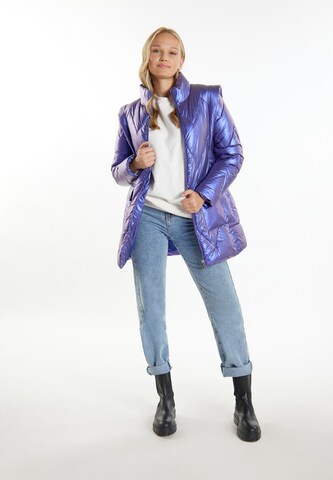 MYMO Between-seasons coat in Blue