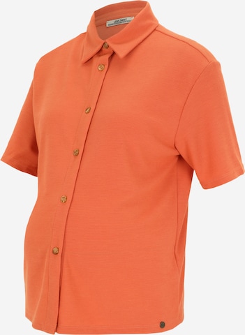 LOVE2WAIT Blouse 'Siena' in Oranje: voorkant