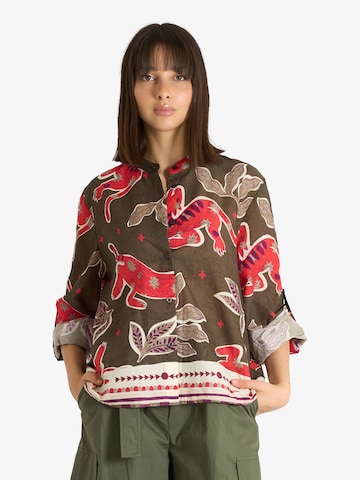 HAVE ONE Blouse in Green: front