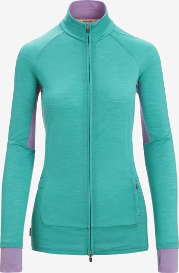 ICEBREAKER Sportief sweatshirt 'ZoneKnit' in de kleur Turquoise / Lila, Productweergave
