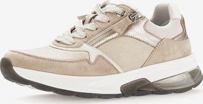 GABOR Sneaker in beige / gold / weiß, Produktansicht