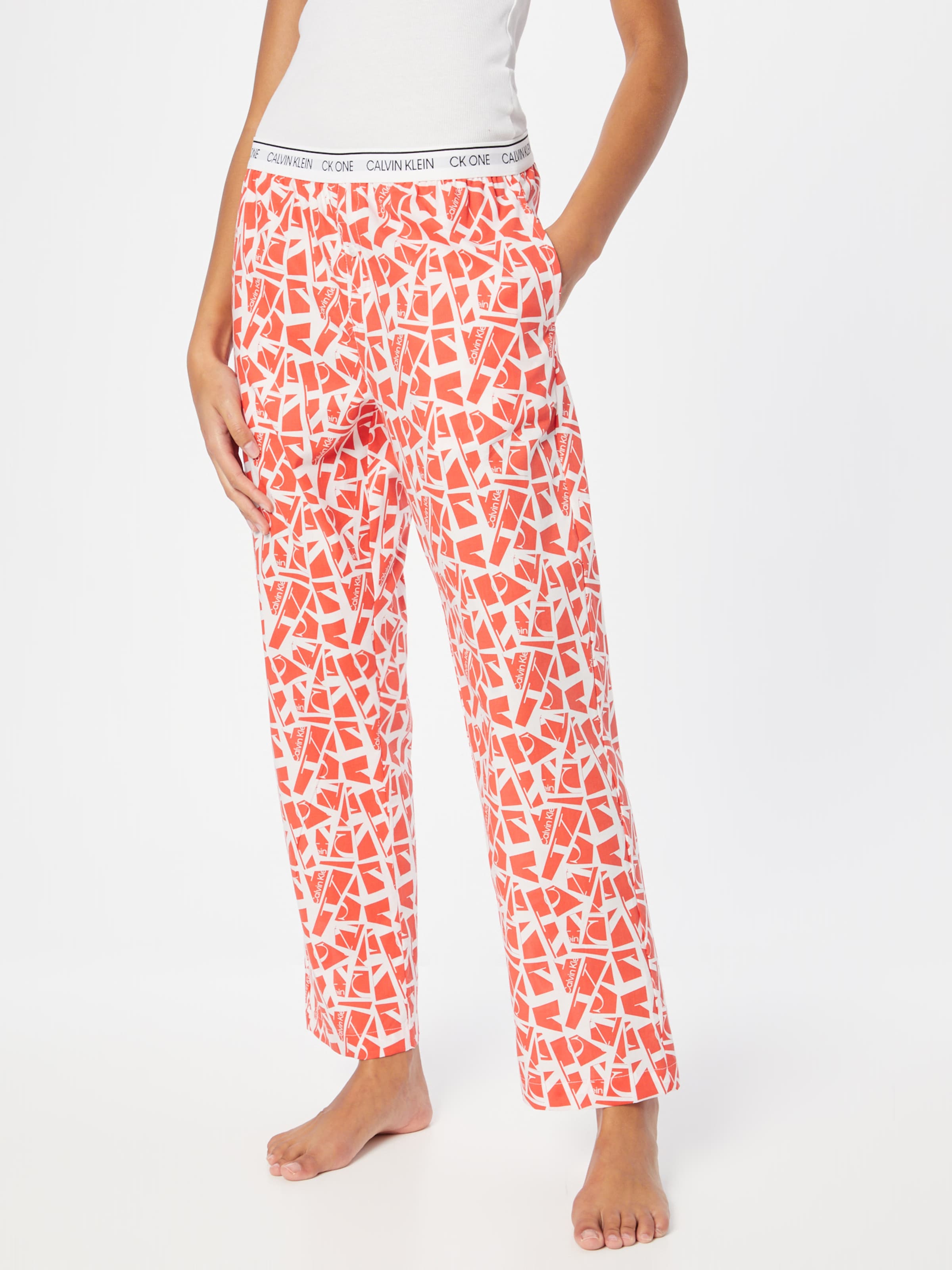 Calvin Klein Underwear Pajama Pants in Coral | ABOUT YOU