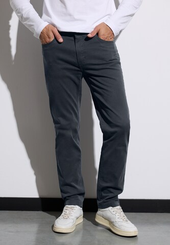 Street One MEN Slim fit Pants in Blue: front