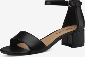 TAMARIS Sandals in Black: front