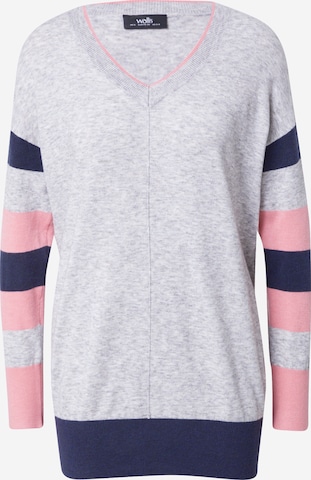 Pull-over Wallis en gris : devant