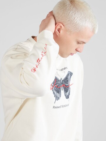 VANS Sweatshirt 'BORN IN ANAHEIM' in Weiß