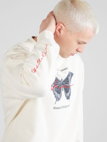 VANSSweater majica 'BORN IN ANAHEIM' - bijela boja