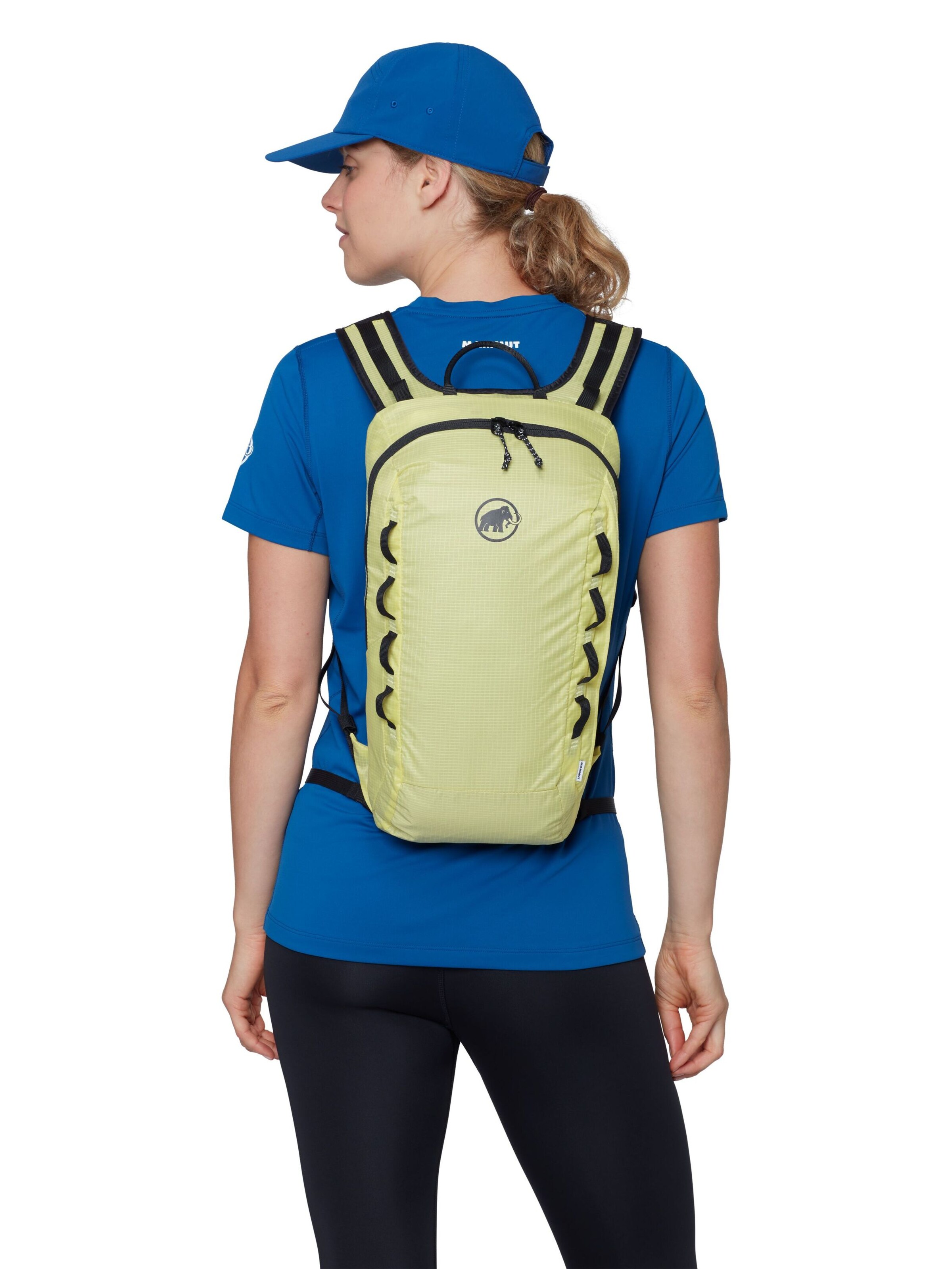 MAMMUT Sports Backpack 'Neon Light' in Yellow: front