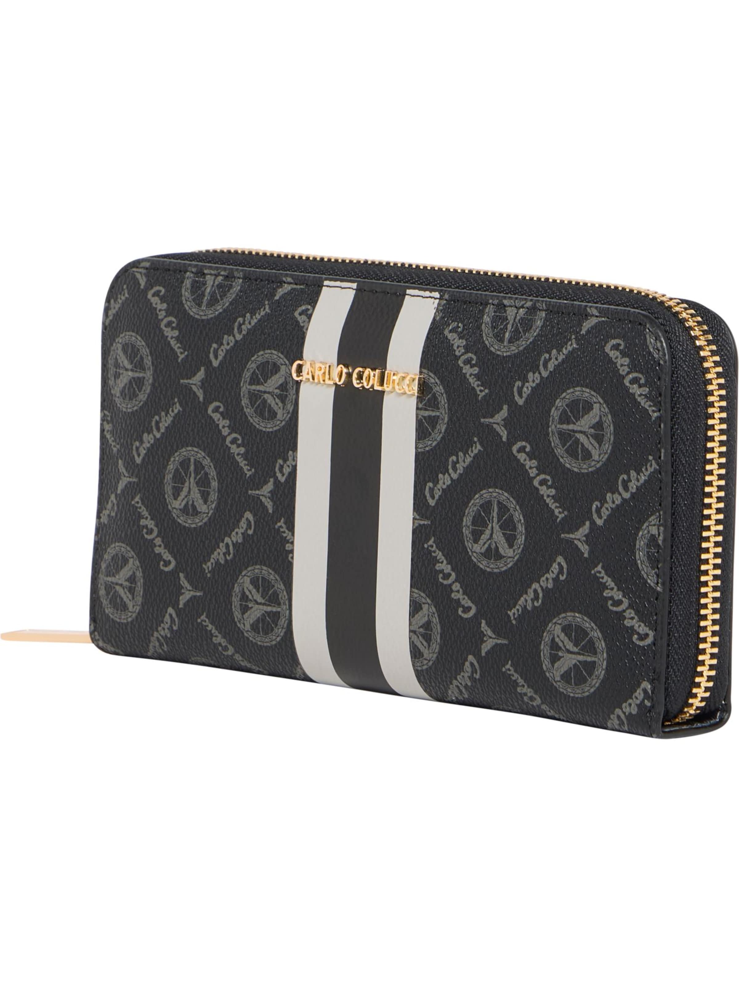 Carlo Colucci Portemonnee 'Elmazi' in Zwart