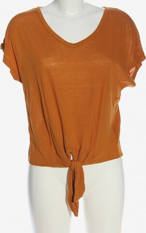 H&M V-Ausschnitt-Shirt XS in Orange: predná strana