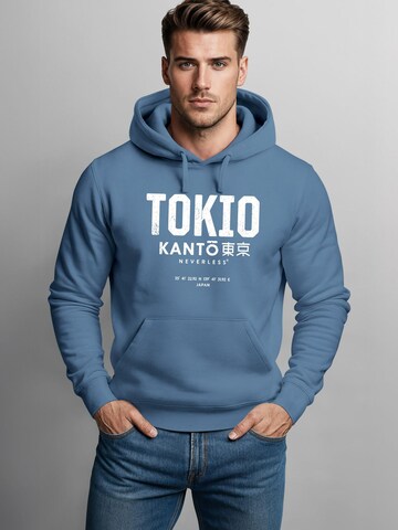 Neverless Sweatshirt 'Tokio' in Blue