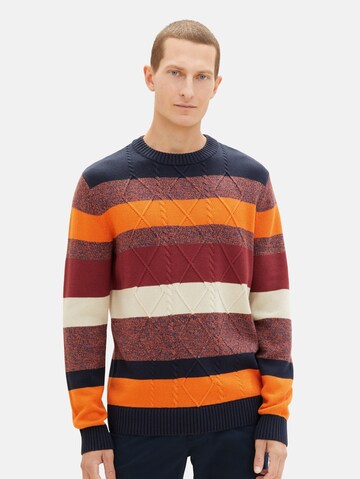 Pull-over TOM TAILOR en mélange de couleurs : devant