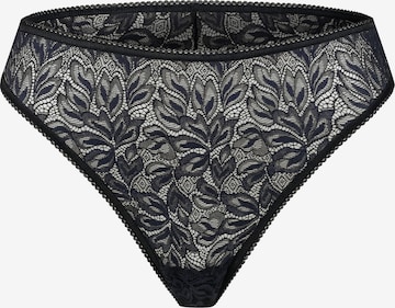 Erlich Textil Slip 'Iconic Lace' in Schwarz: Vorderseite