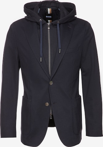 BOSS Black - Ajuste regular Chaqueta saco 'Hanry' en azul: frente