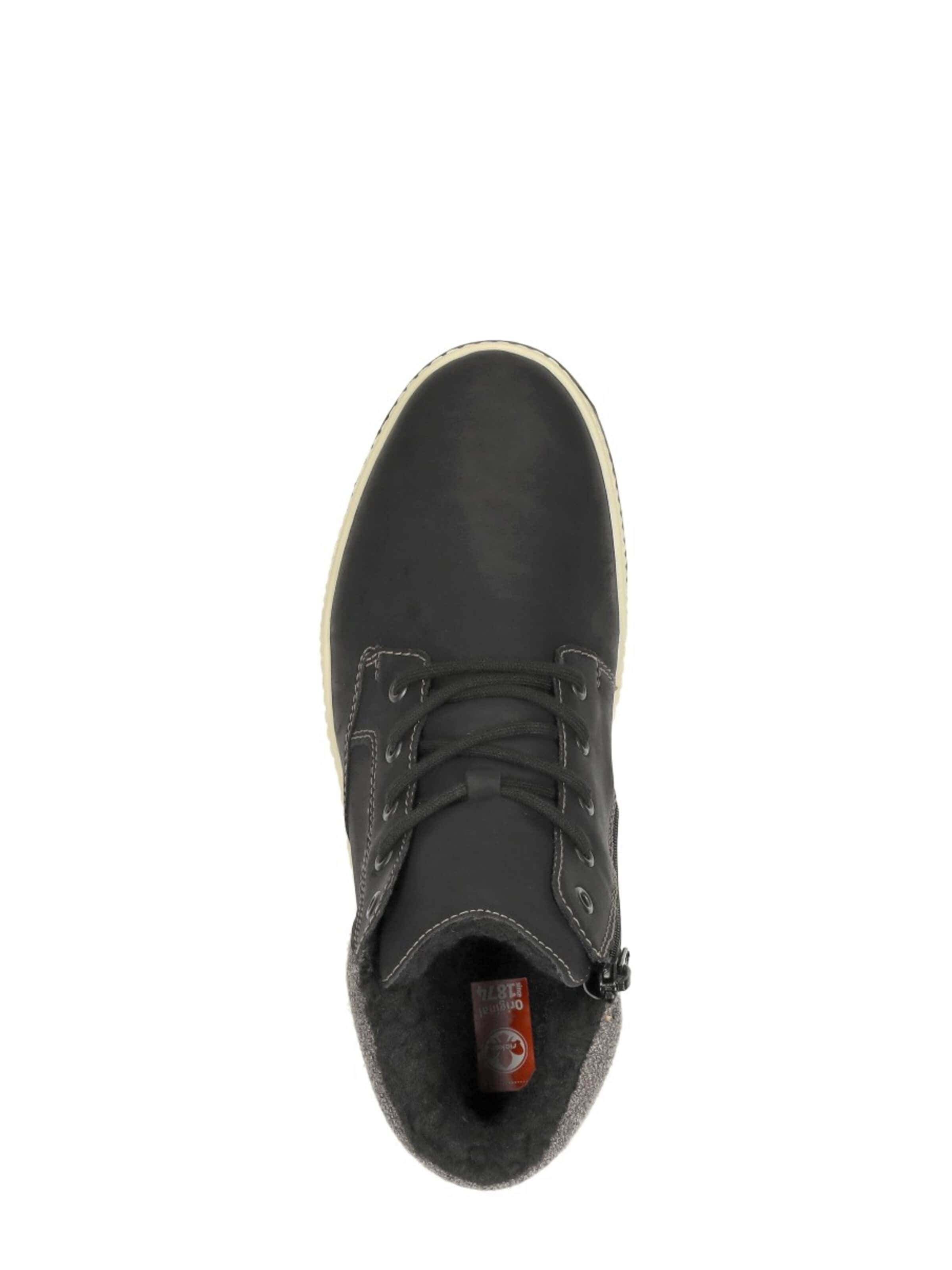 Bottes à lacets 'Veterschoenen Hoog' Rieker en noir