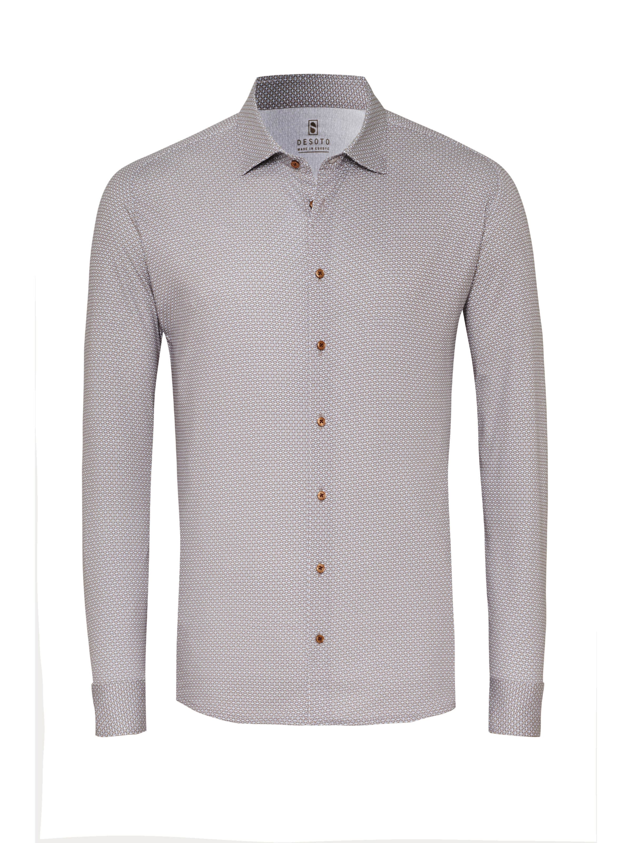 DESOTO Overhemd in Grijs: voorkant