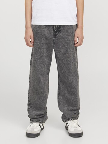 Jack & Jones Junior Loosefit Jeans 'JJIChris JJOriginal' in Grijs: voorkant