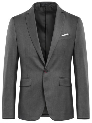 YOUTHUP Slim fit Suit Jacket in Grey: front