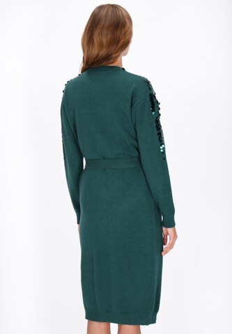 faina Knit cardigan in Green