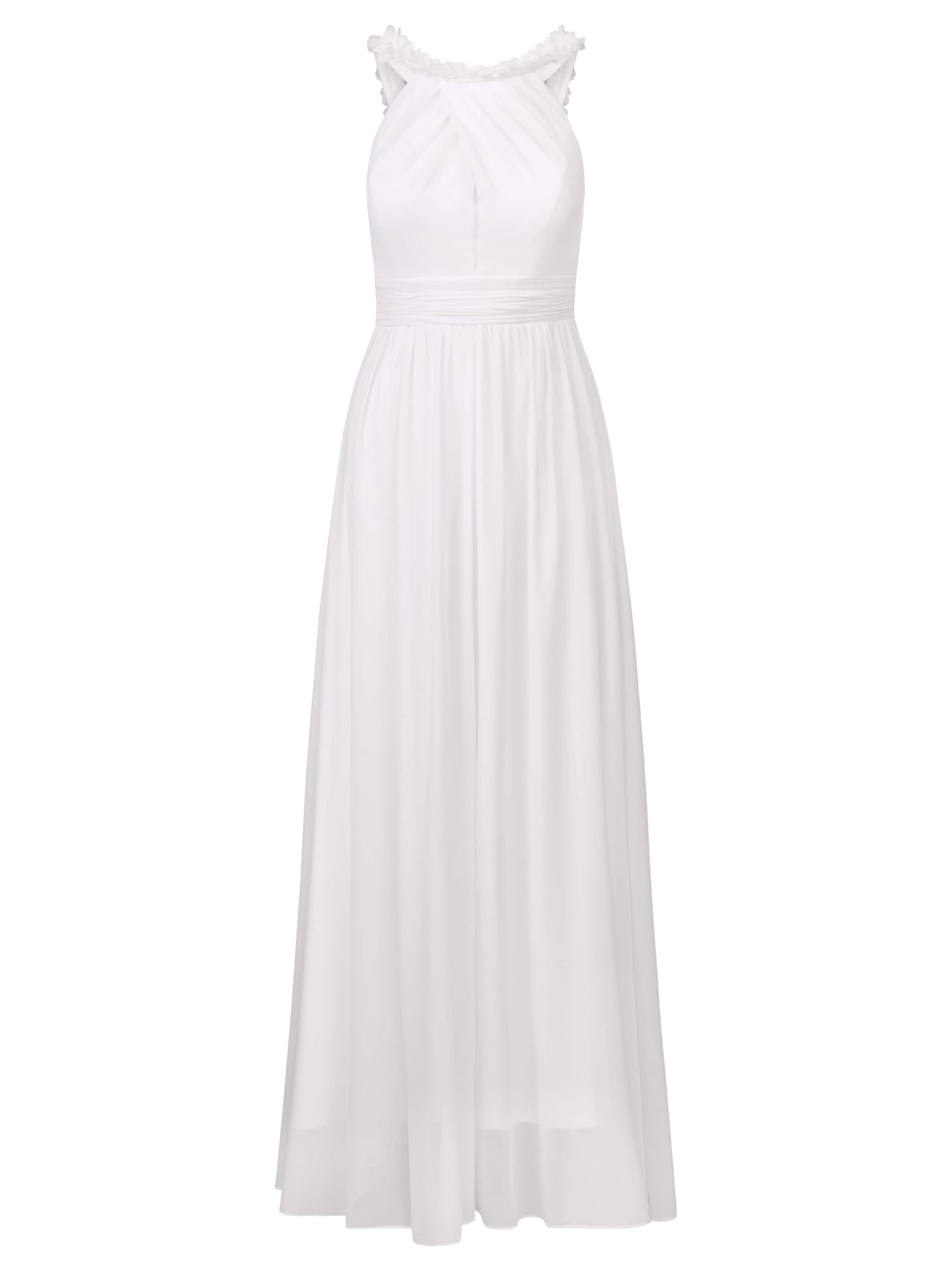 Kraimod Βραδινό φόρεμα σε λευκό: μπροστά